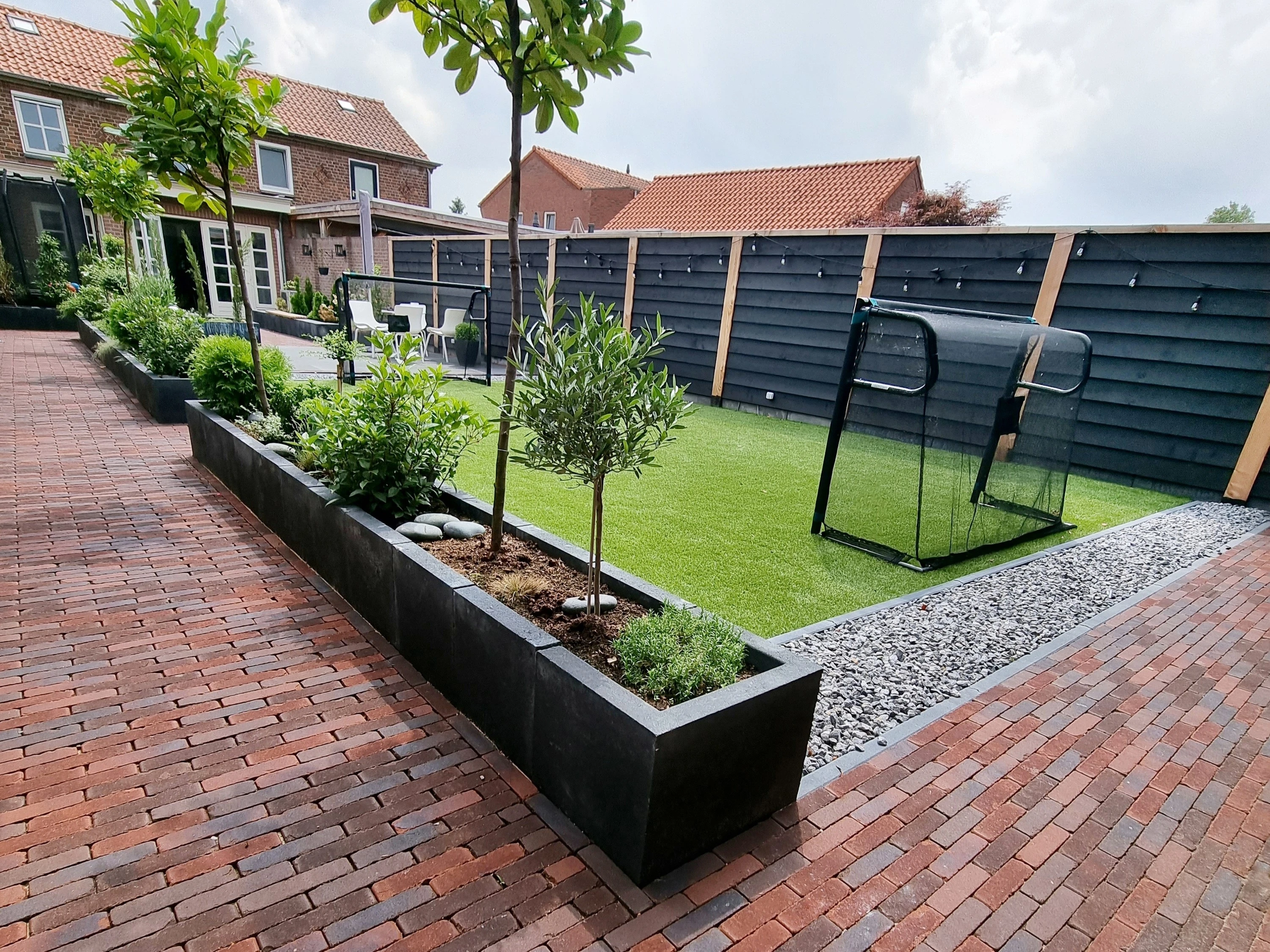 L-element Hoek 30 x 30 x 50 (L x B x H) - Zwart - Afbeelding 4